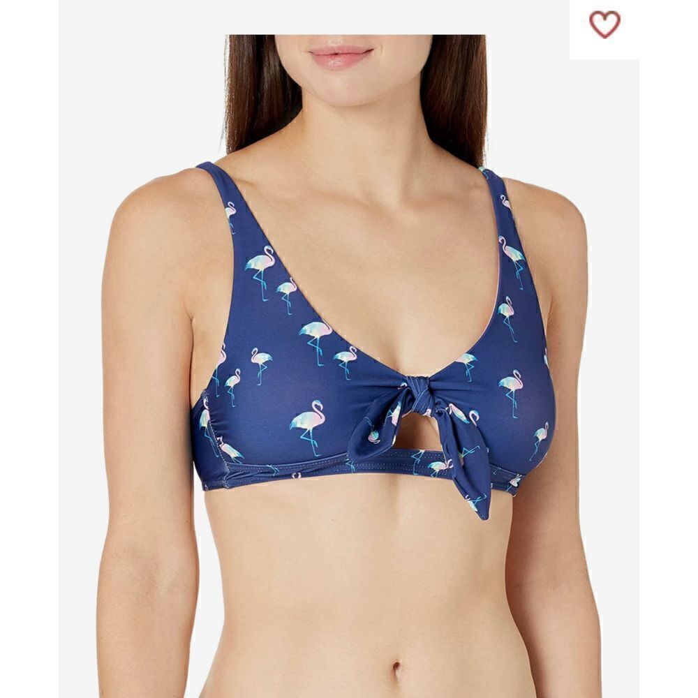 Splendid Take Wing Tie Front Hltr Size XS